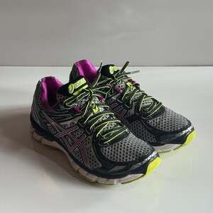 Asics GT 2000 Running Shoes Silver Purple T3P8N Womens Sz 7.5 Fast Shipping